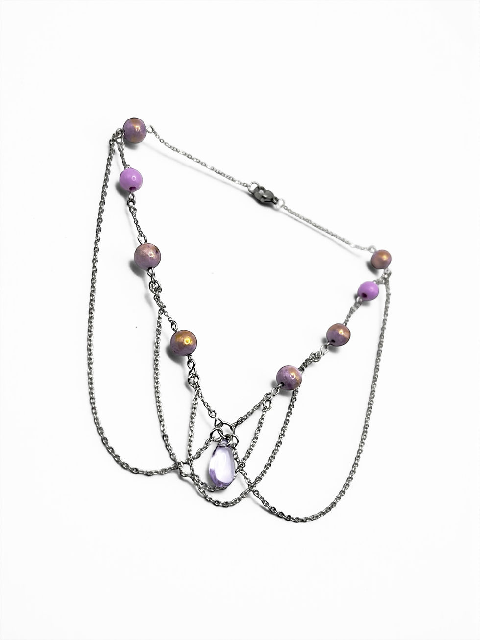 Thumbnail: Enchanted Lavender Veil Necklace