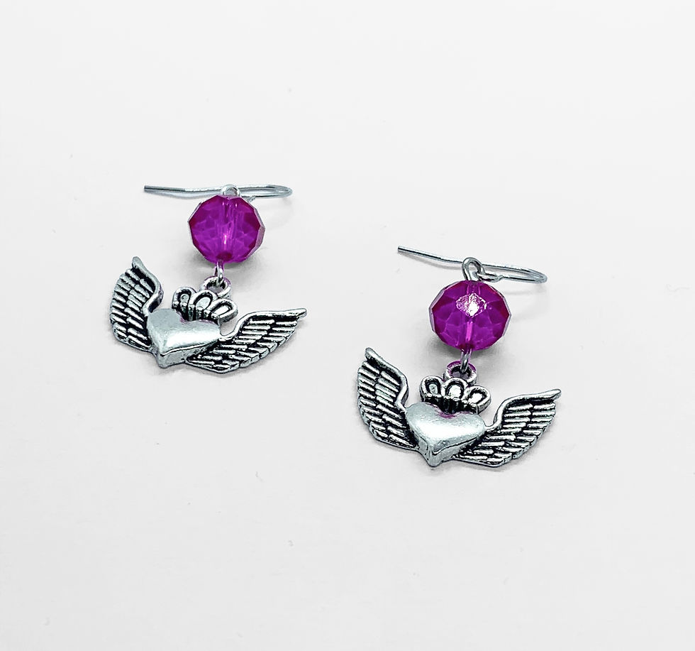 Miniatura: Angel Heart Earrings 