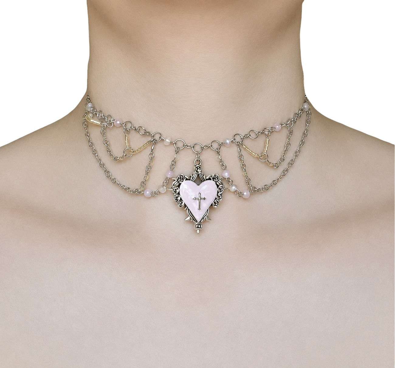 Blush Reliquary Choker