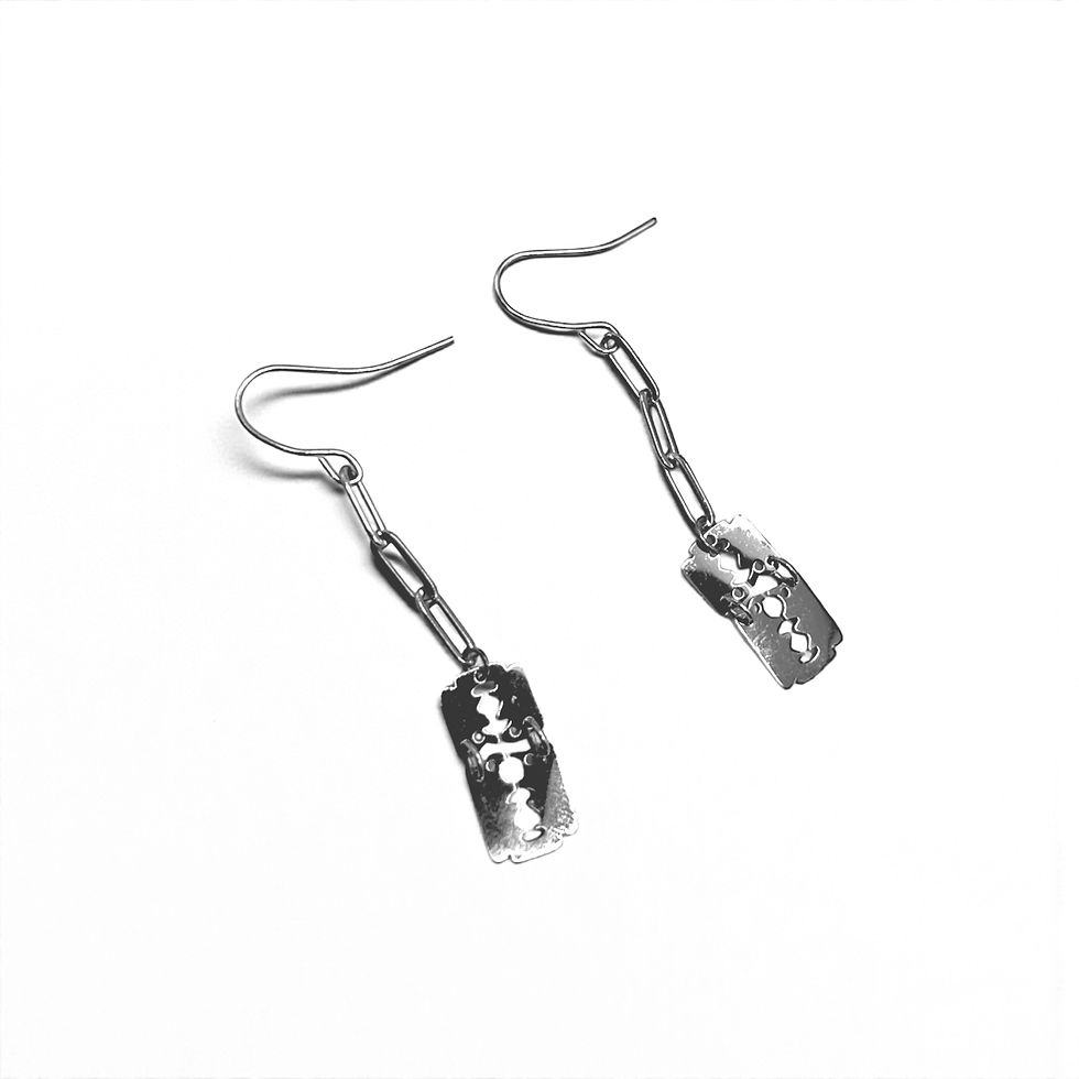 Miniatura: Razor Drop Earrings 