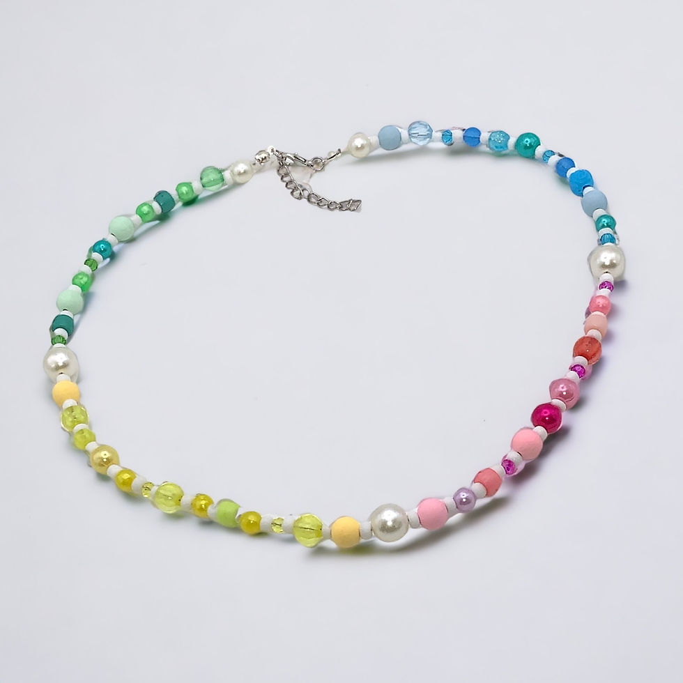 Miniaturbild: Rainbow Pearl Necklace 
