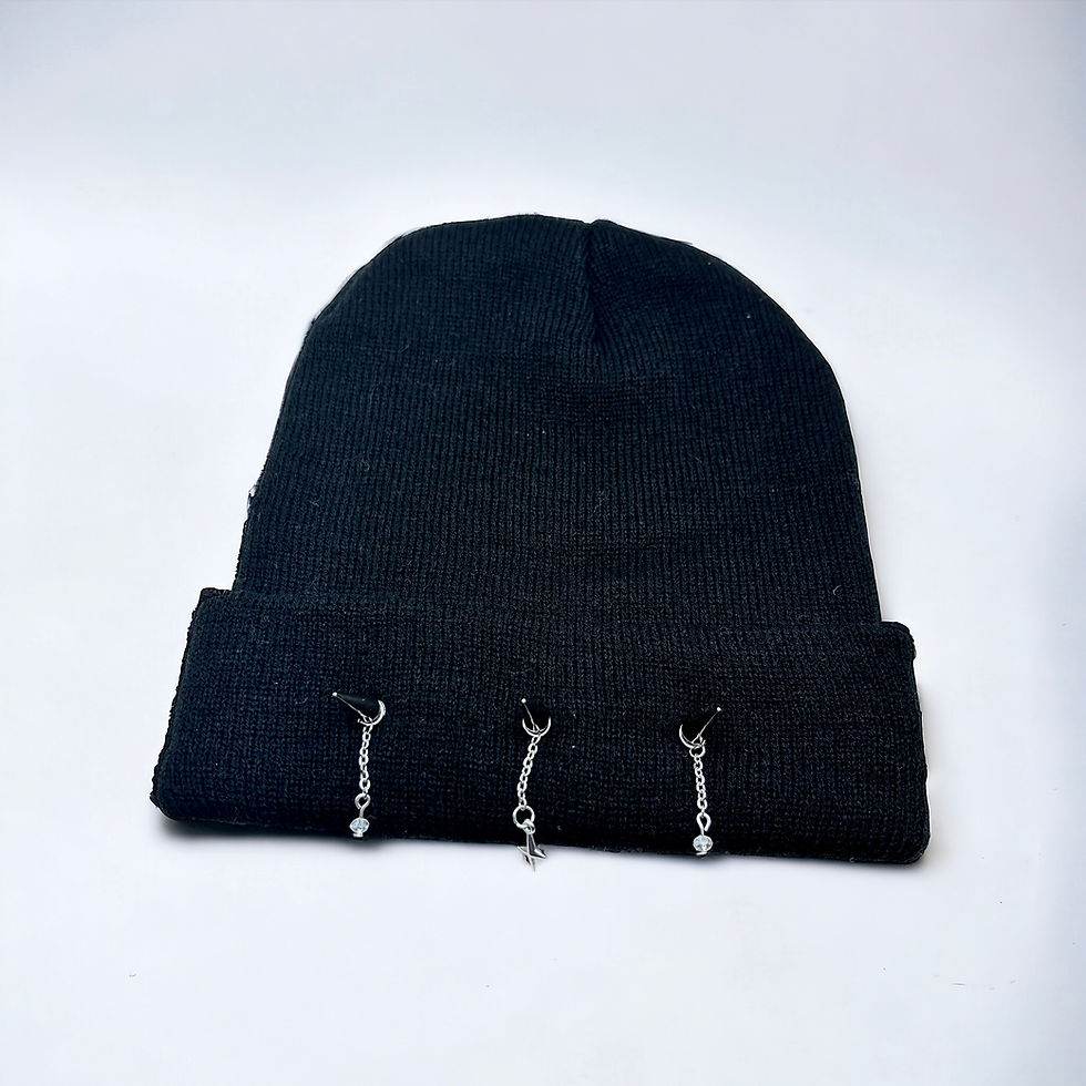 Miniaturbild: The Silver Spiked Beanie
