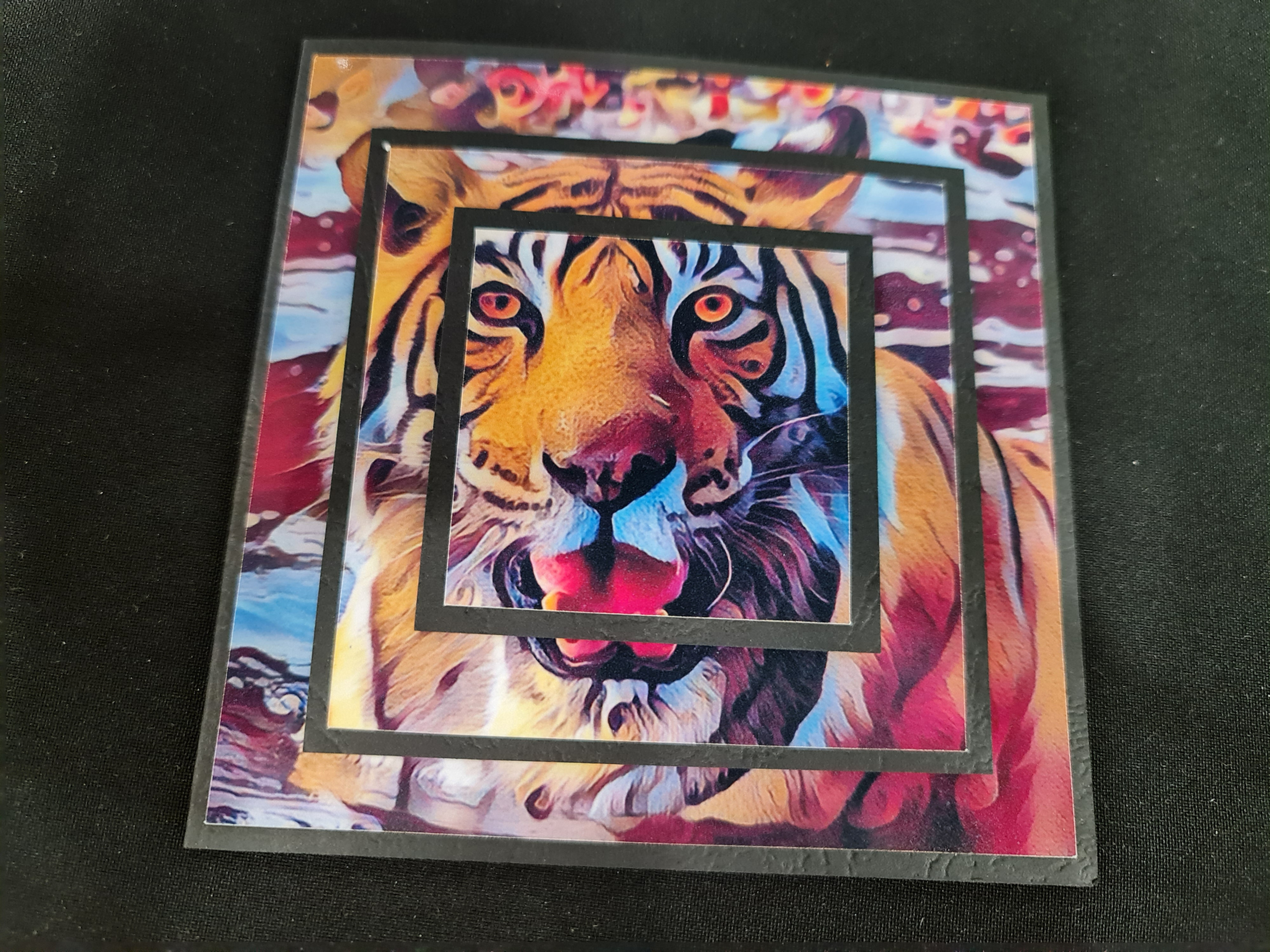 Tiger #2 (Square cards: 5x5in)