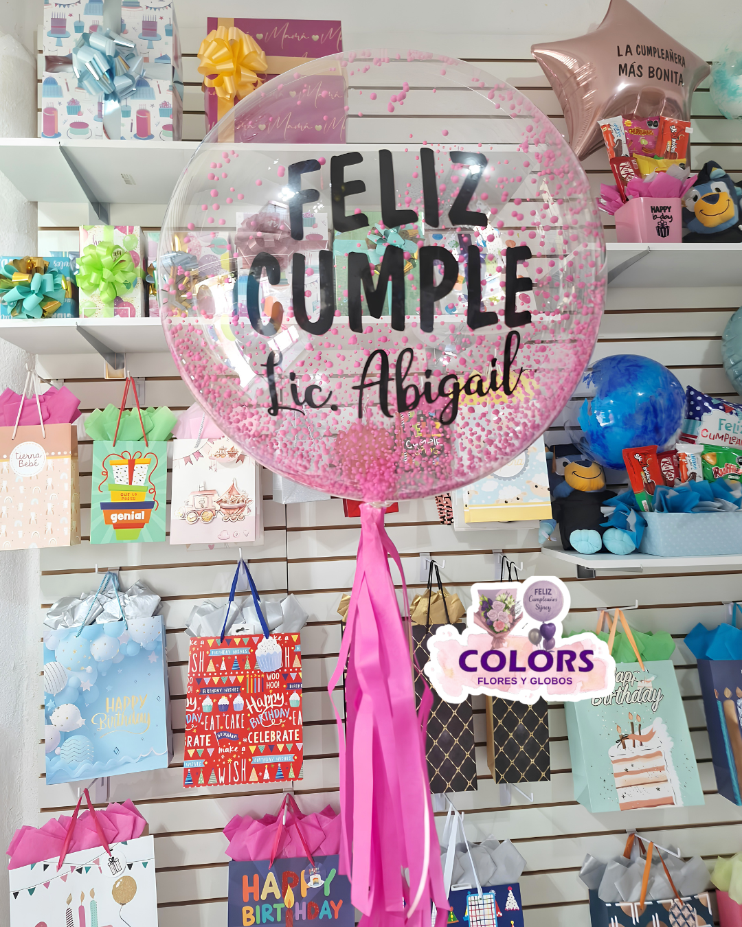 Globo Burbuja 24" con helio