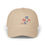 Thumbnail: Hearts Embroidered Classic Dad Cap - Stylish Everyday Hat