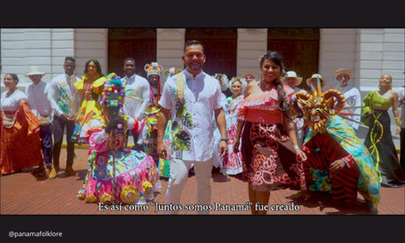 Juntos Somos Panamá, Folklore, arte y moda presentado por Panamá Folklore y KOMARKAS by Ramiro González