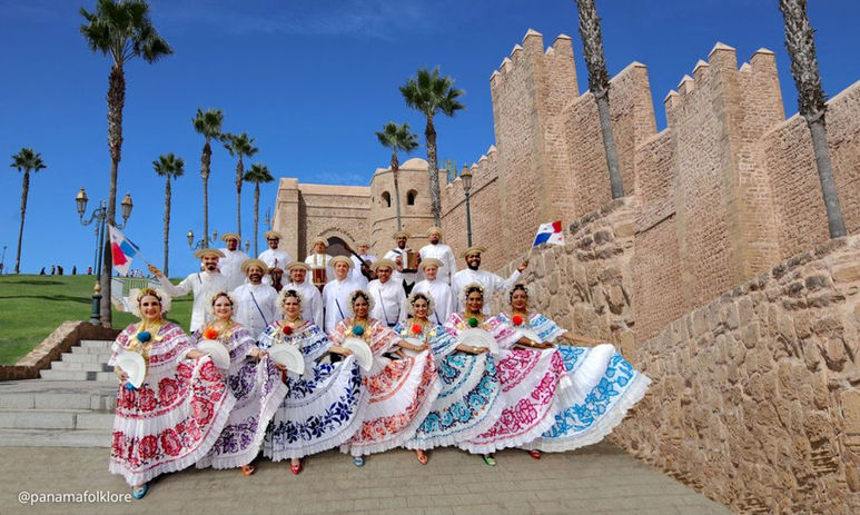 Panamá Folklore en Kasbah de los Oudayas Marruecos 2025