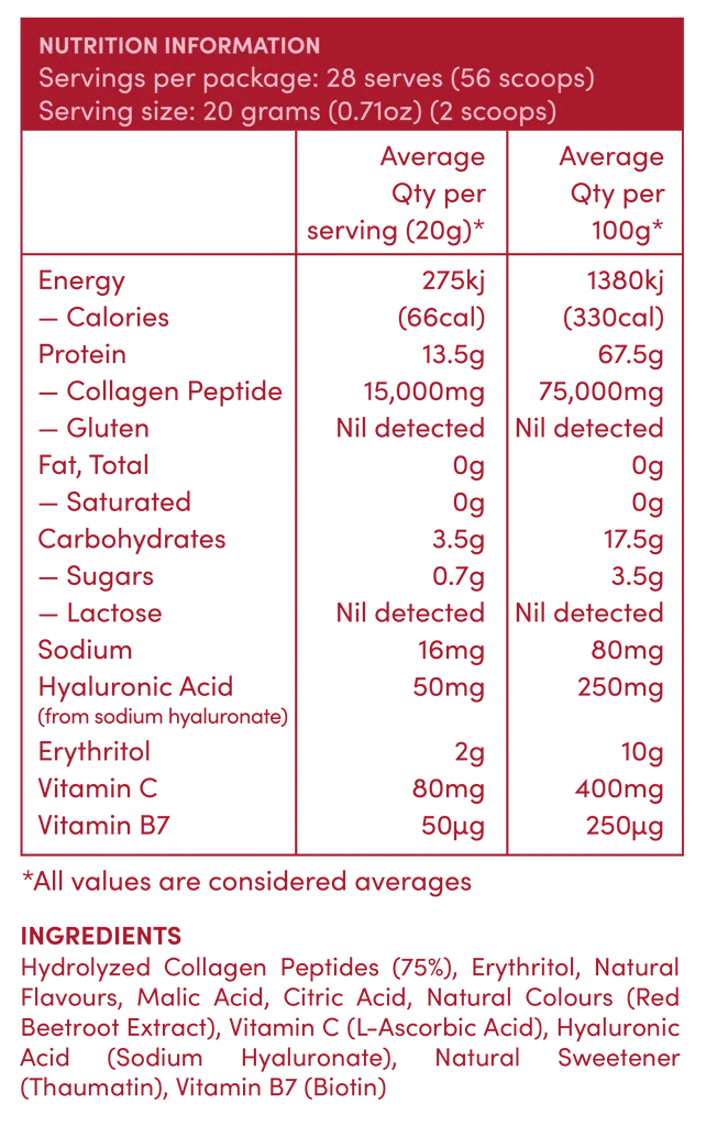 Thumbnail: Strawberry Watermelon Collagen Powder - 560g