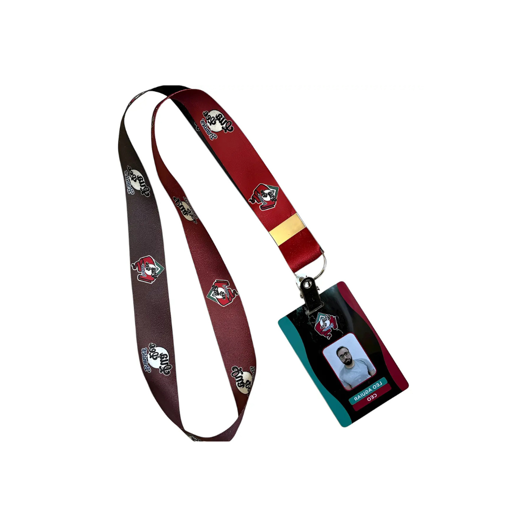 1000 Cordões e Crachás Personalizados Impressão Digital