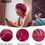 Thumbnail: Hair Bonnet For Sleeping Women Wide Brim Sleep Cap Hair Bonnet For Curly Hair