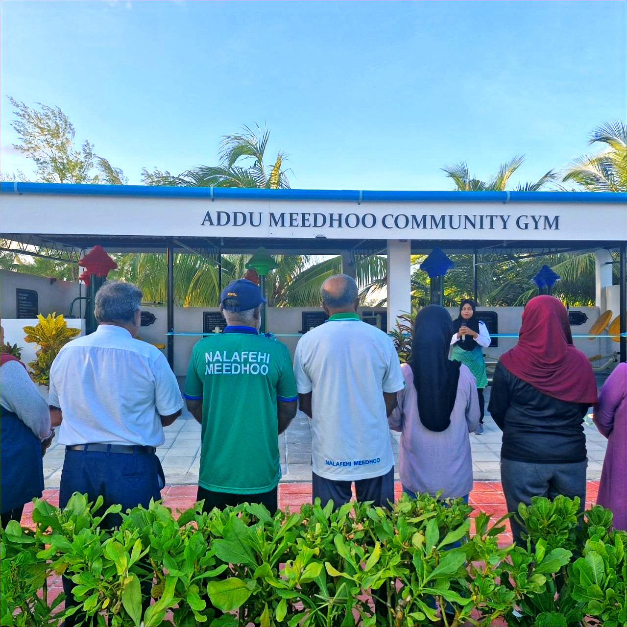 Community park jogging track