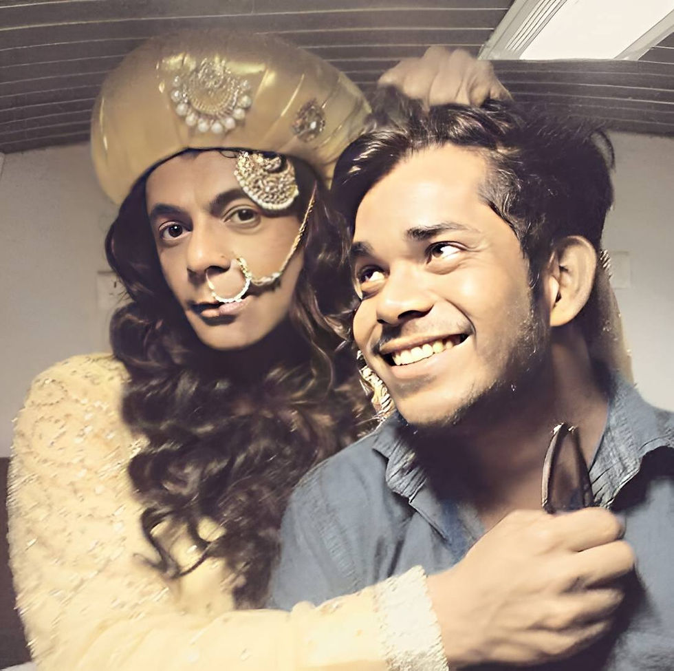 Sameer With Sunil Grover ( Indian actor )