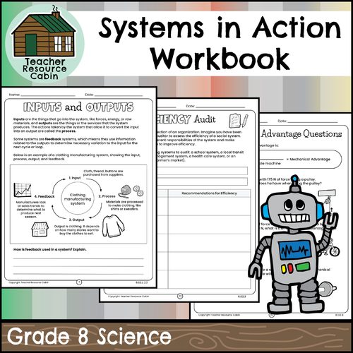 Systems in Action Workbook (Grade 8 Ontario Science) TeacherResourceCabin