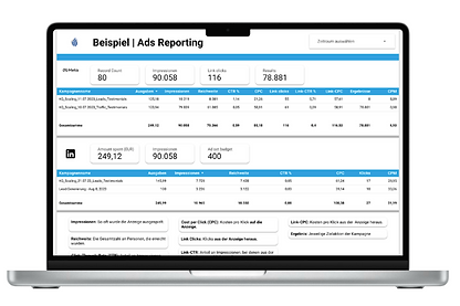 Dynamische Meta Ads Reportings mit Google Data Studio