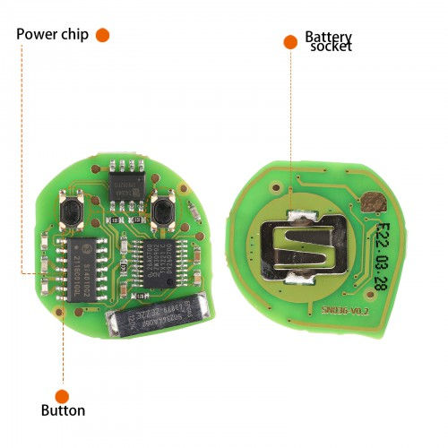 Thumbnail: Xhorse XNSZ01EN Wireless Remote Key Suzuki 2 Buttons