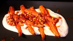 Geröstete Karotten mit Harissa