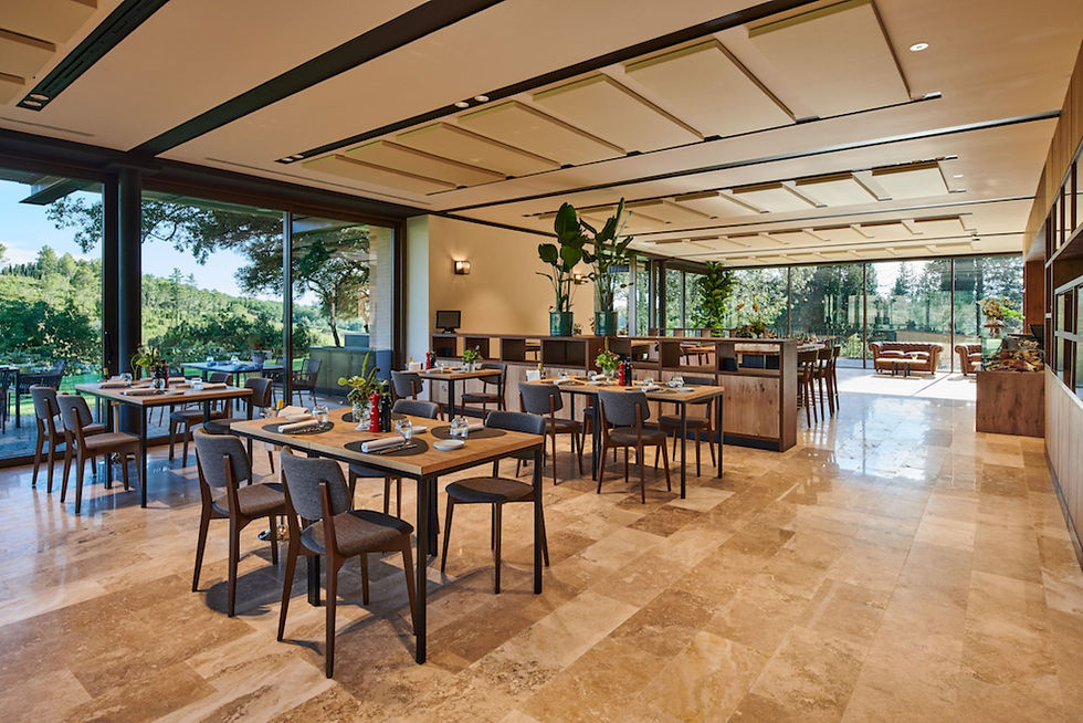Inside the Country Clubhouse restaurant