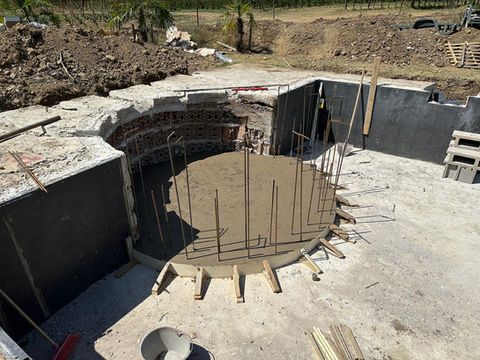Costruzione della jacuzzi
