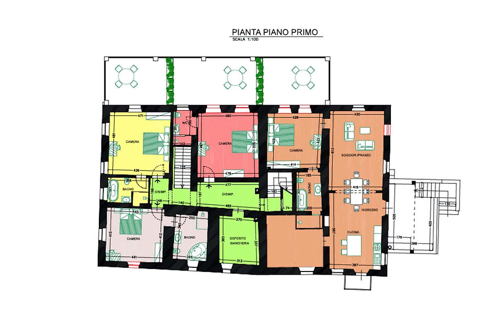 The first floor plan