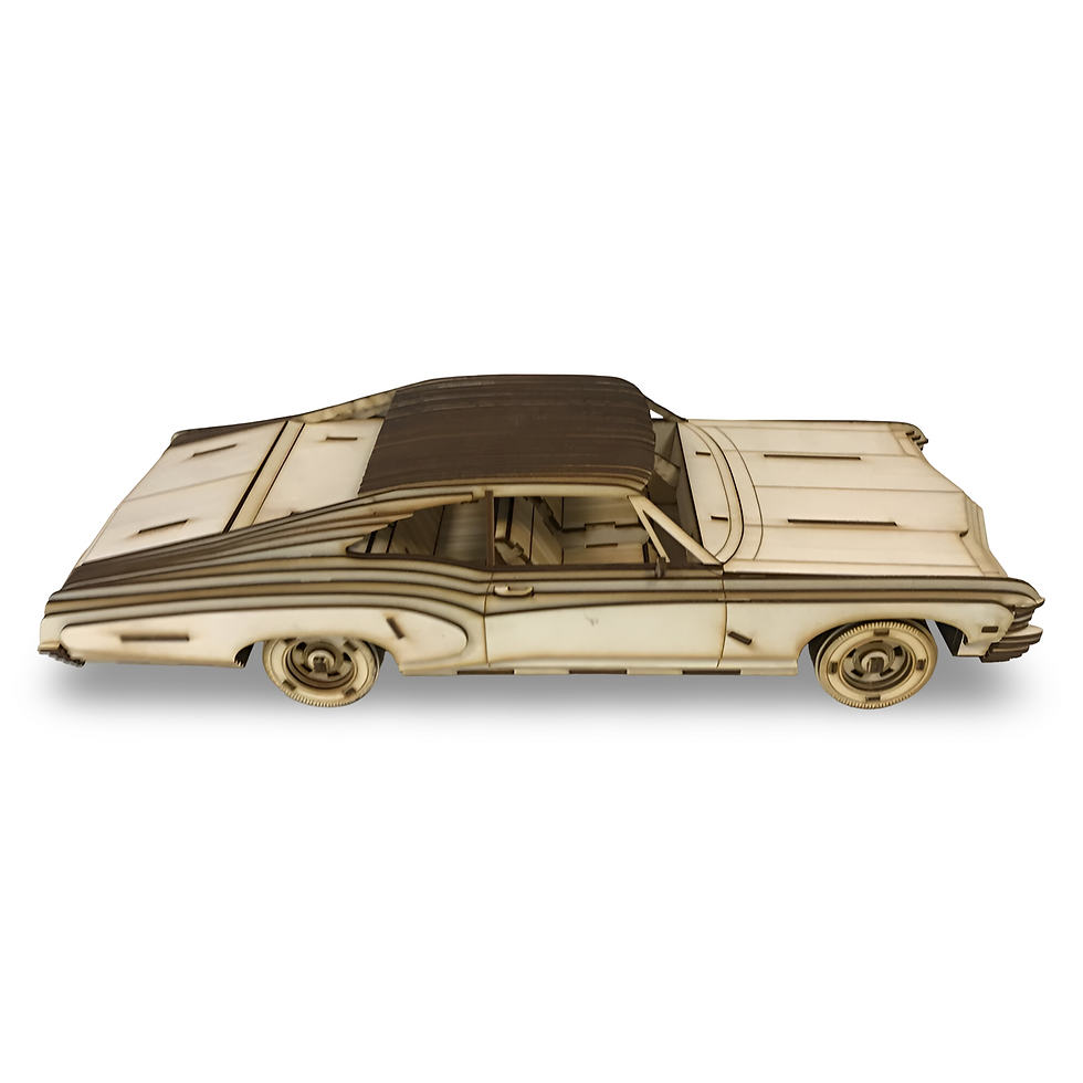 Küçük resim: Arabalara olan tutkunuzu ahşabın sıcaklığıyla birleştirin.1967 Chevrolet Impala
