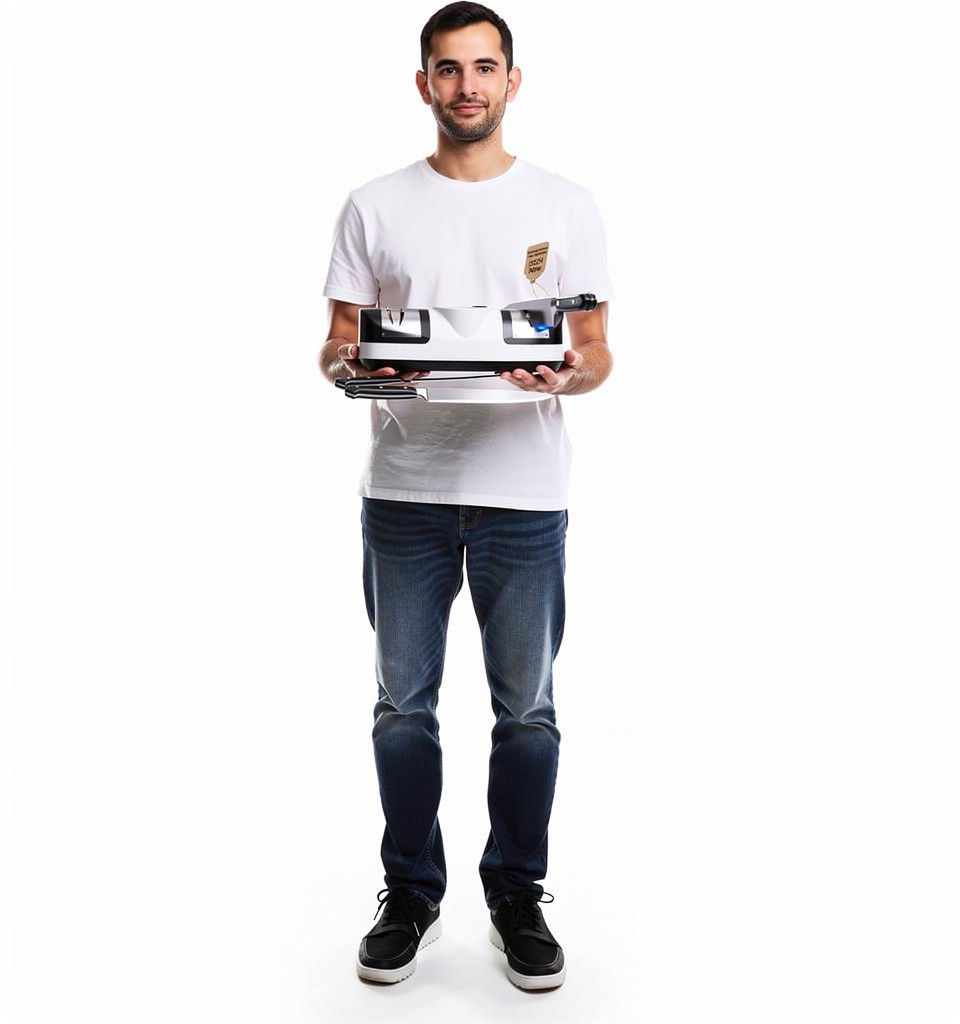 Thumbnail: 5 in 1 Electric Knife Sharpening System with 3 Speed Settings