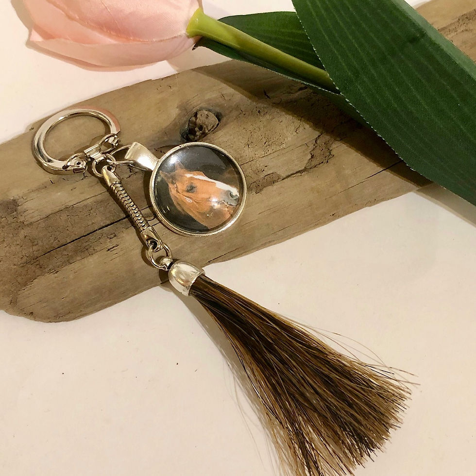 Tagelsmycke, Nyckelring med foto