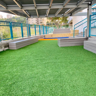 שיפוץ חצרות ומוסדות חינוך. קרדיט: עיריית חיפה