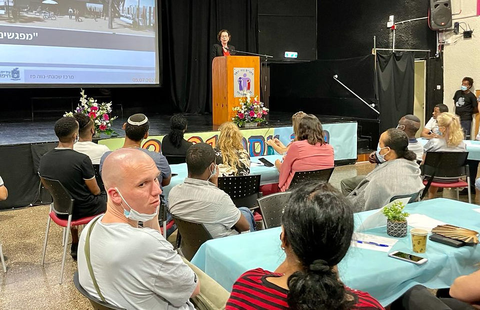 אירוע שיתוף ציבור נווה פז. קרדיט: דוברות עיריית חיפה