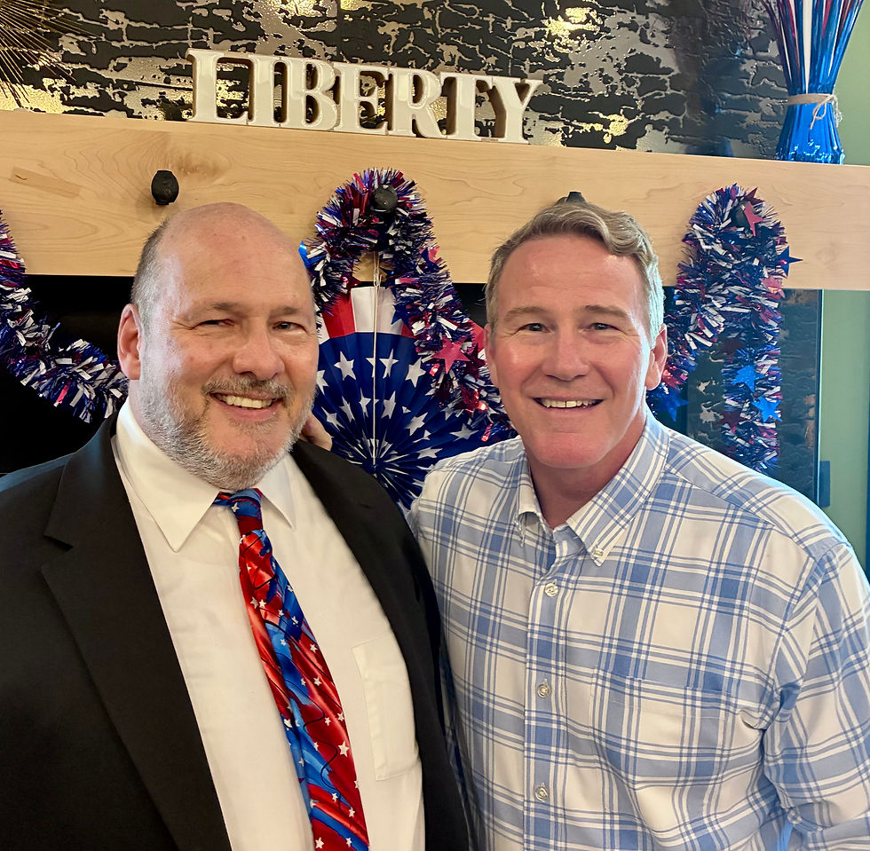 Chairman Joe with Senator Husted 07012026