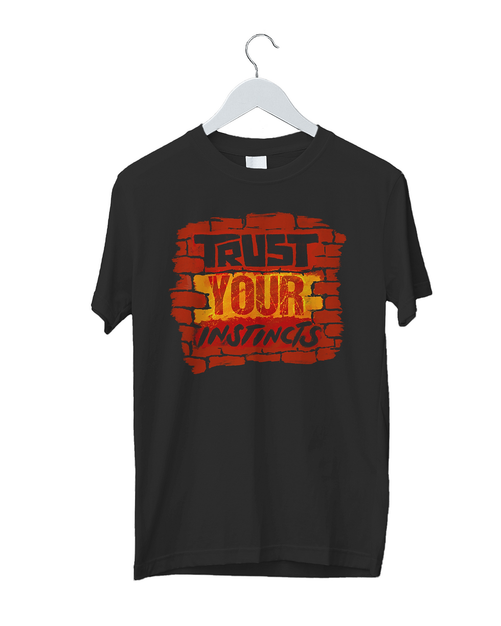 Thumbnail: Trust Your Instincts Round Neck Tshirt