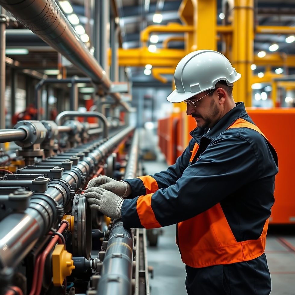 We offer planned and responsive maintenance services for industrial facilities and plants.