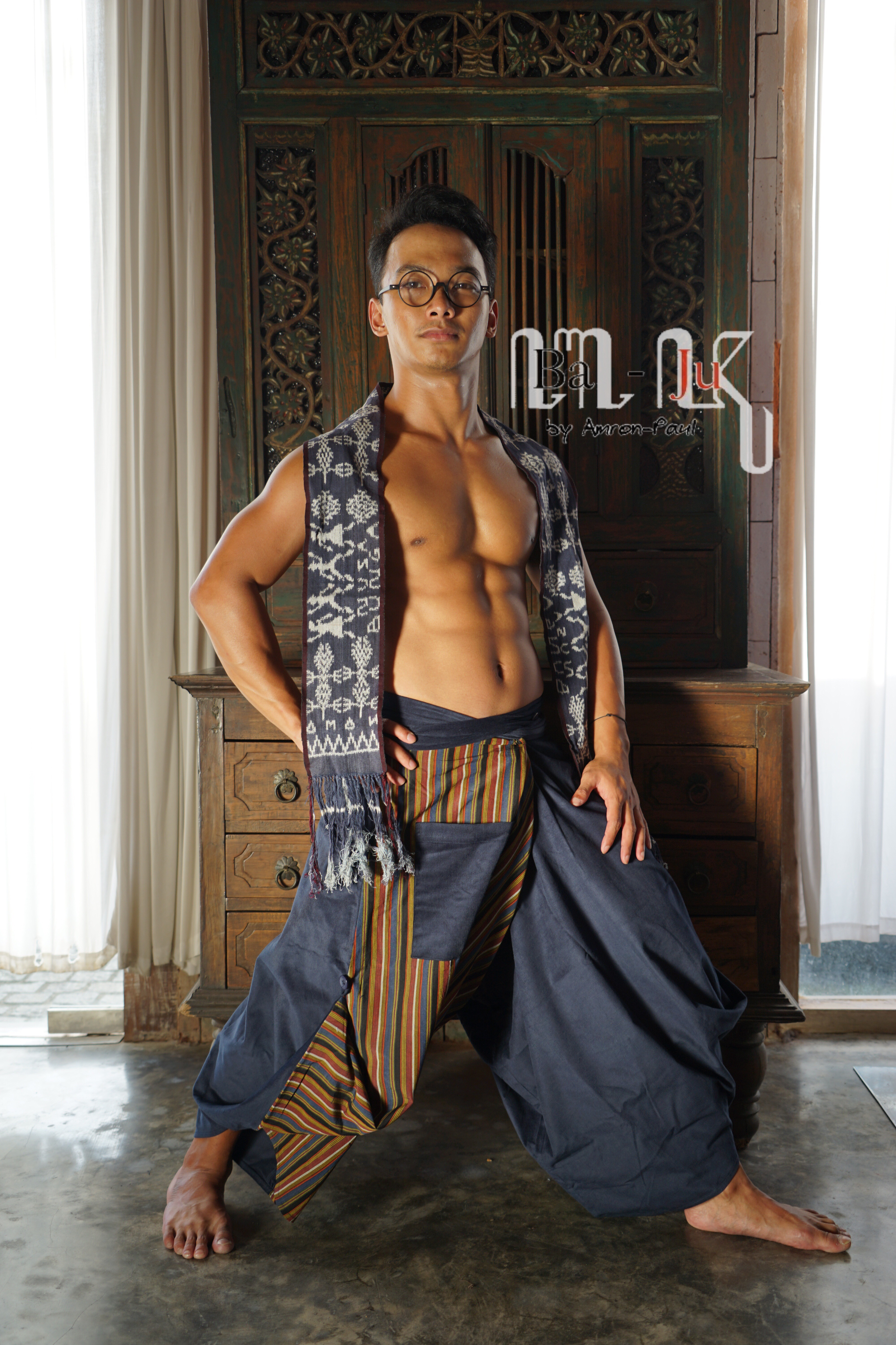 Sarong Pants Origami Lurik 003