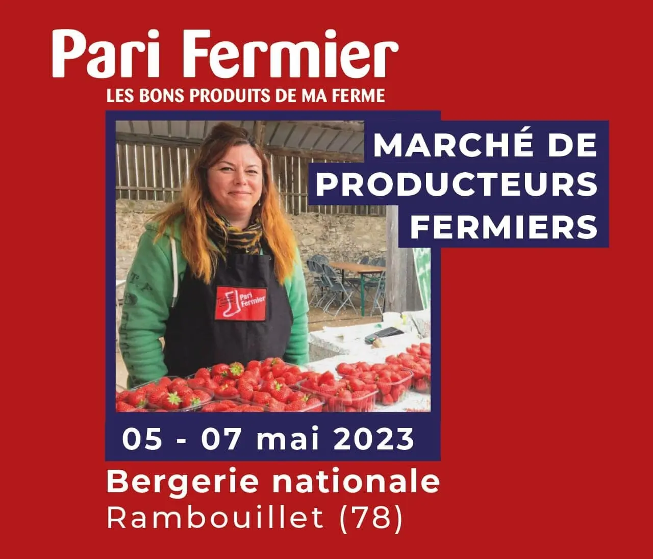 Marché Pari Fermier à la Bergerie de Rambouillet (78)