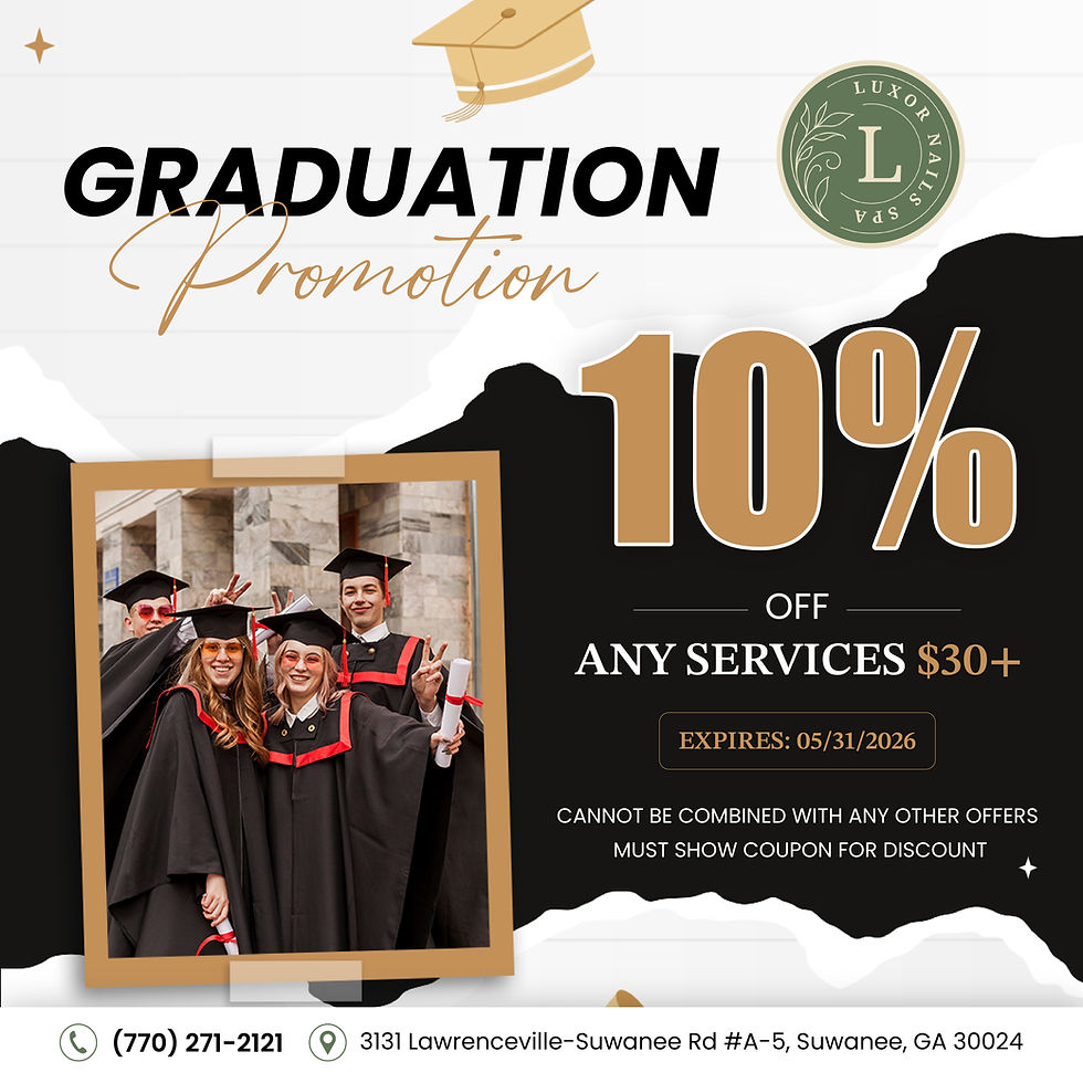 10% OFF Any Services $30+ (Luxor Nails Spa)
