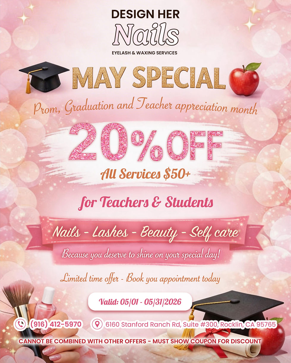 20% OFF All Services $50+ (Design Her Nails)