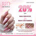 20% OFF Nail Services for New Customers - RIO NAIL SALON LLC