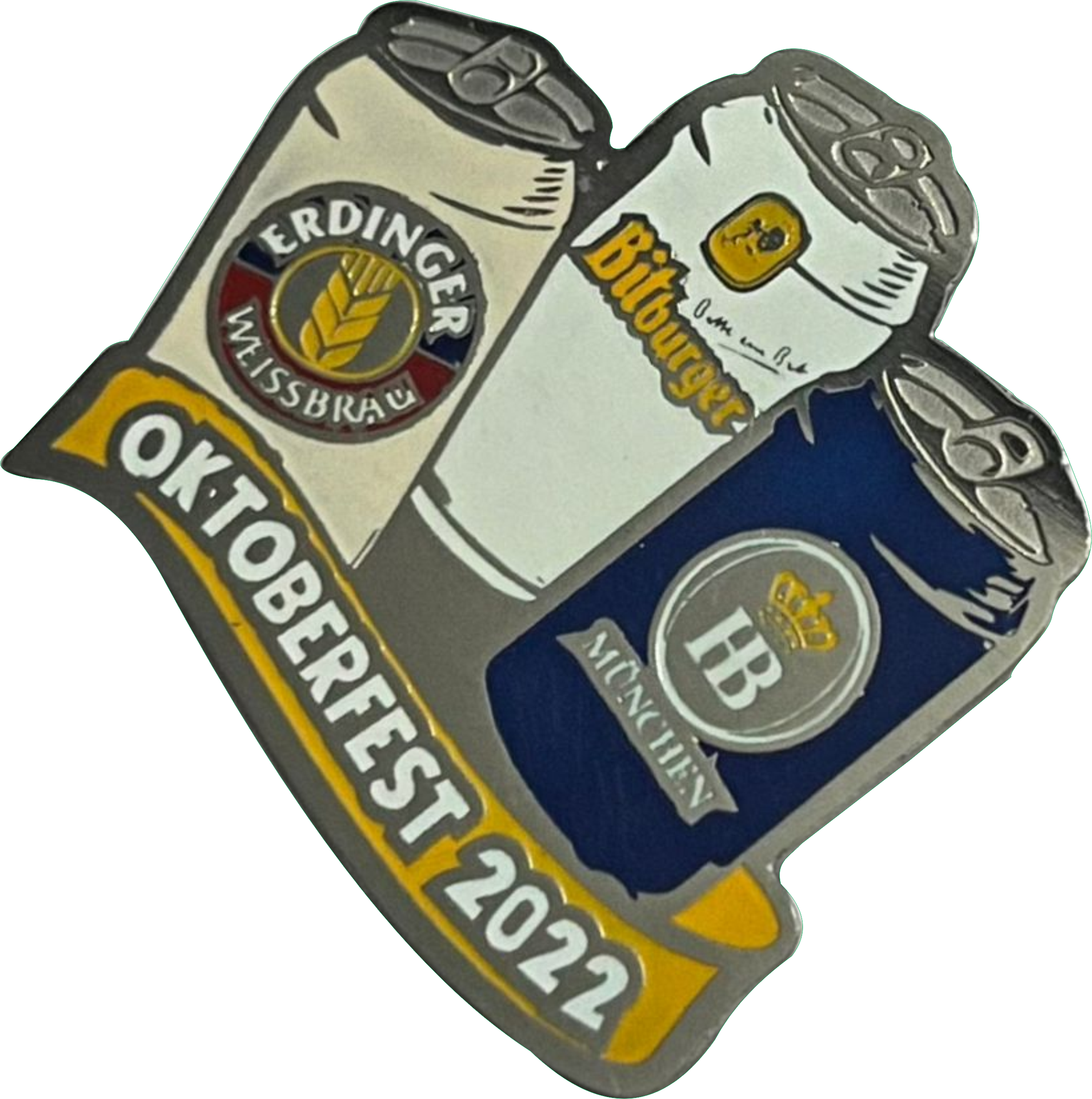 PIN DE SOLAPA GRABADO EN ACERO OKTOBERFEST