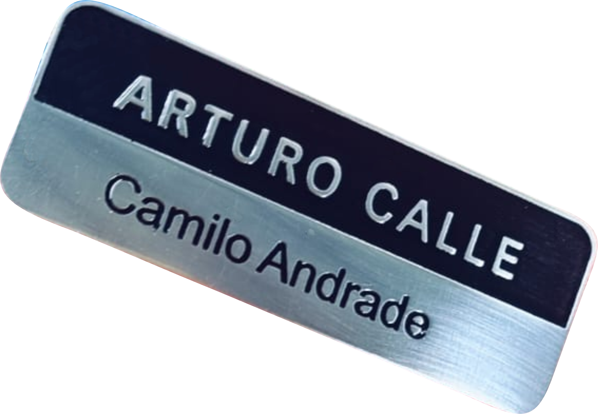 GAFETE INSTITUCIONAL GRABADO EN ACERO