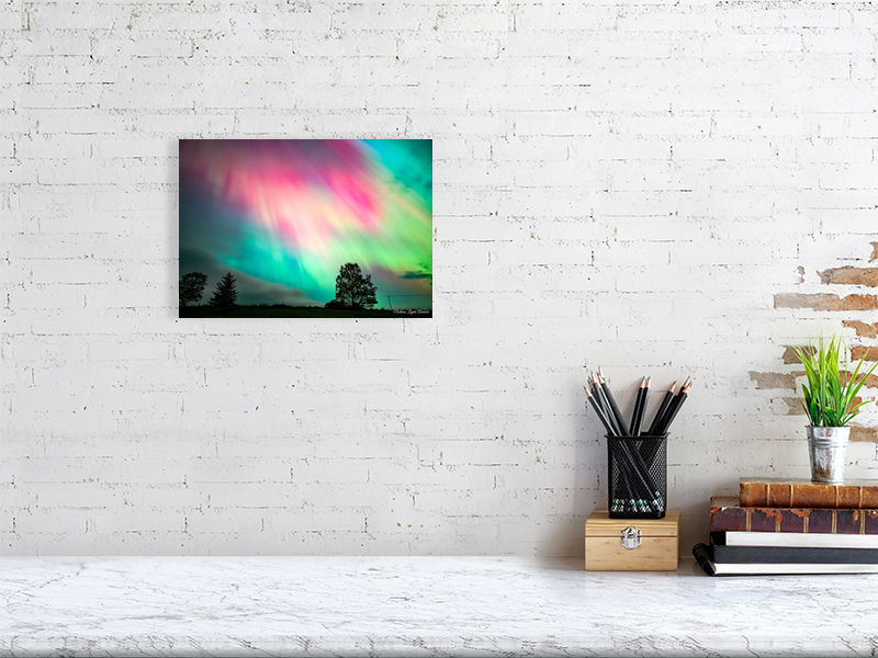 Aurora at Rothiemarchus estate by Steven Trolland at Cairngorm Pictures