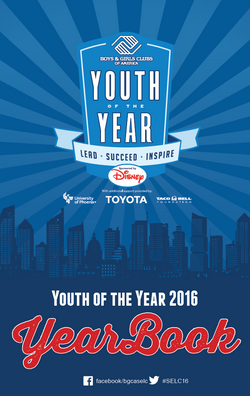 Youth of the Year Yearbook Cover `16