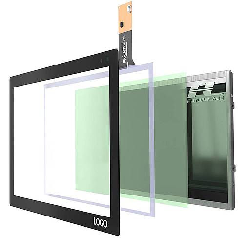 Display and touch bonding OCA