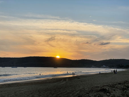 Sunsets over Chamela