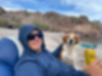 Beach hangs with local dogs.