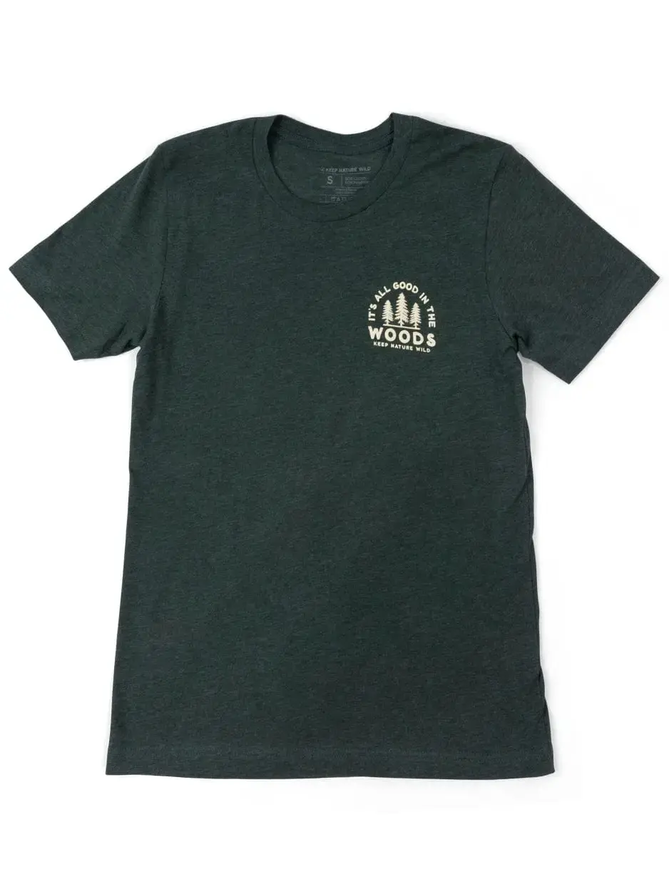 Thumbnail: Good in the Woods Unisex Tee | Forest