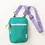 Thumbnail: Crossbody Bag | Teal/Lavender