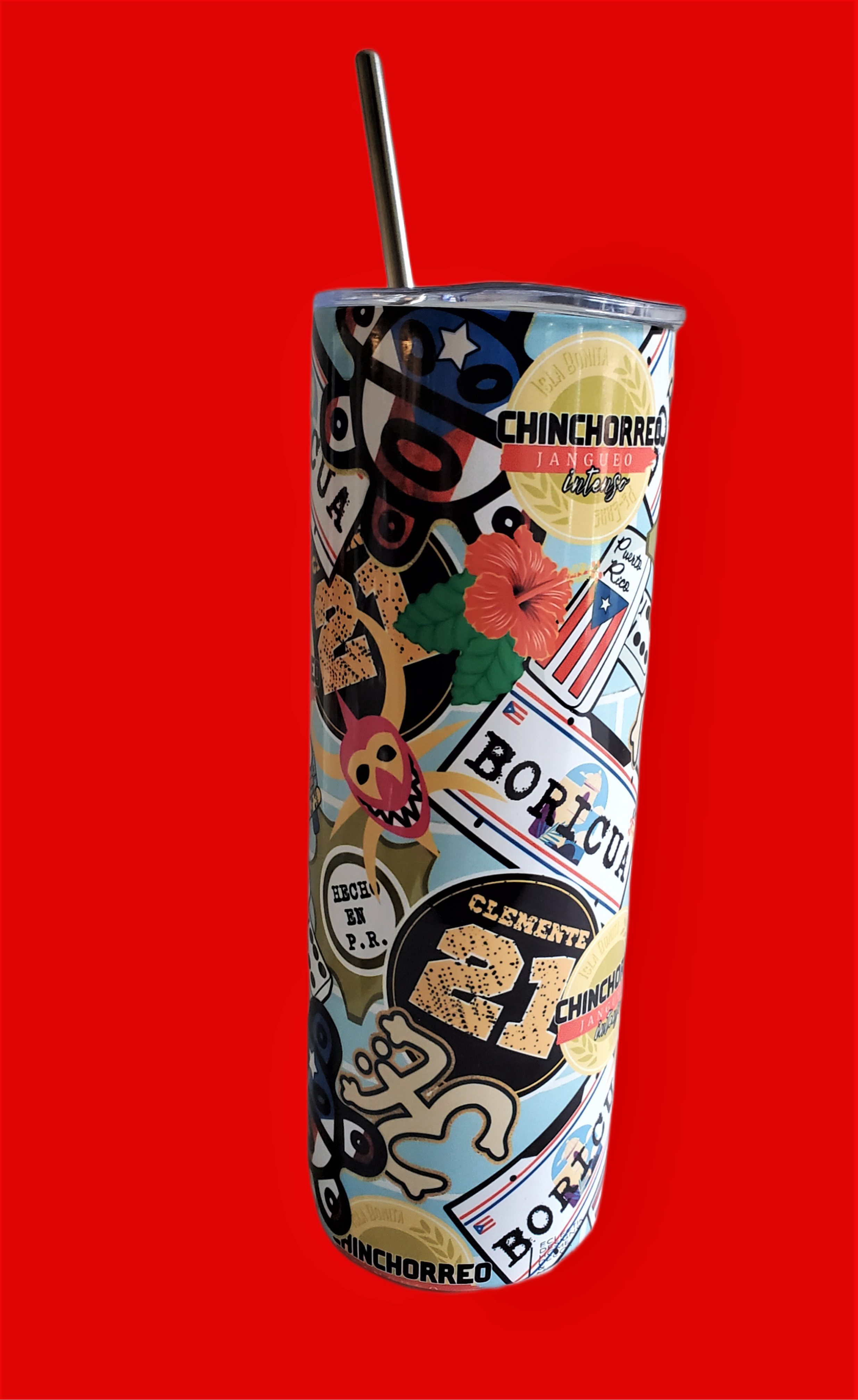 Puerto Rico Vibe Travel Tumbler