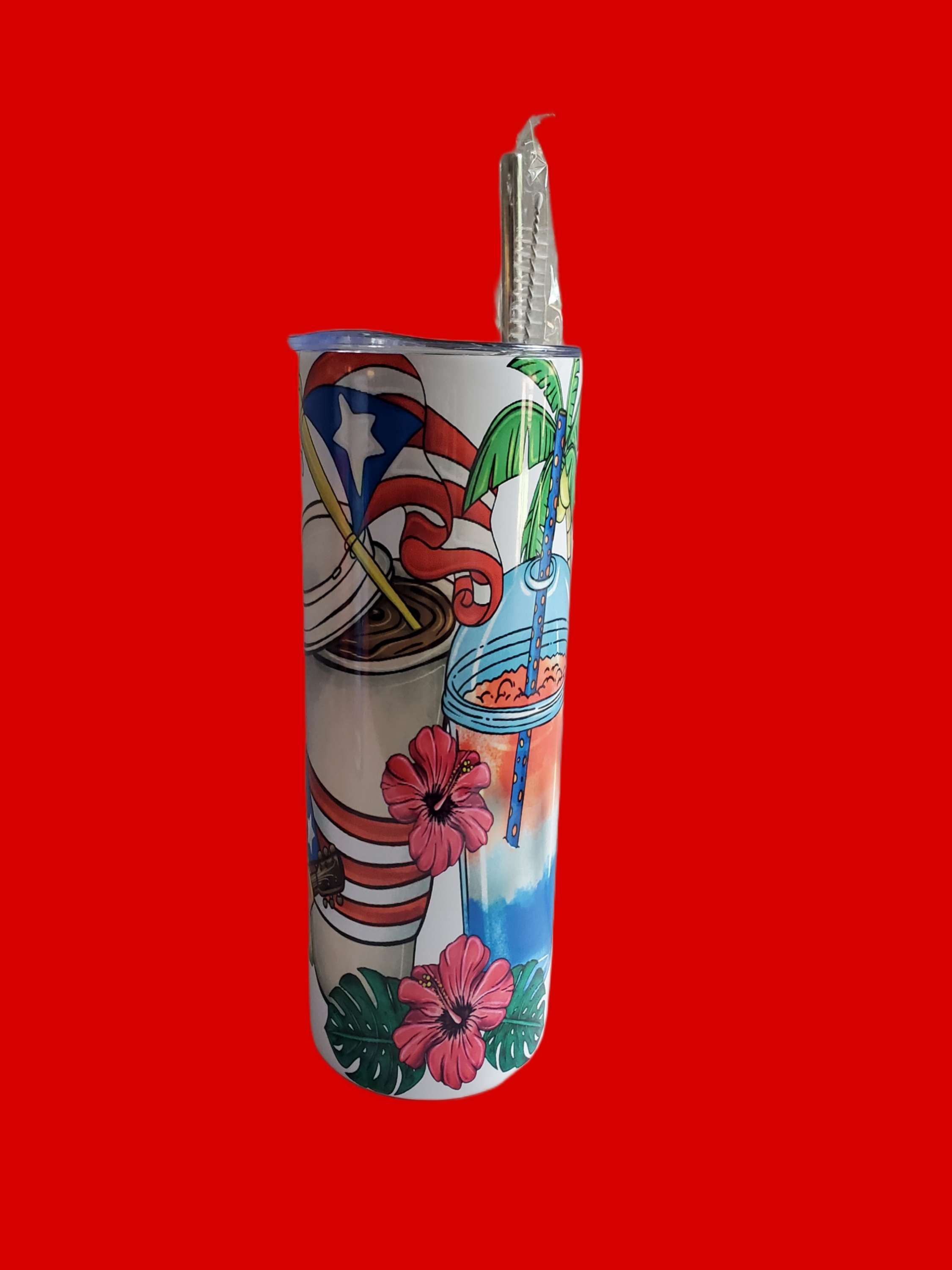 Boricua Travel Tumbler