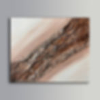 Melted Chocolate Textured Artwork