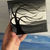 Night Breeze - mini black and white tree painting