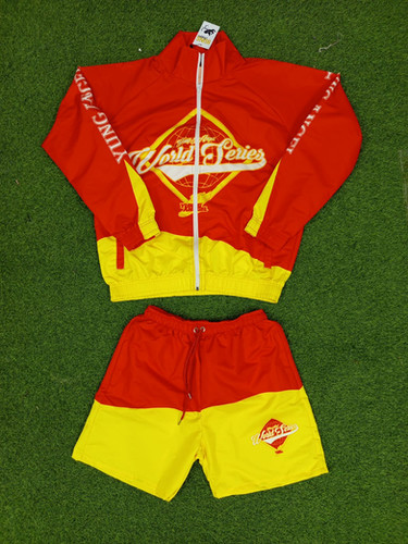 Red & Yellow Windbreaker sets unisex size | Yung Angel